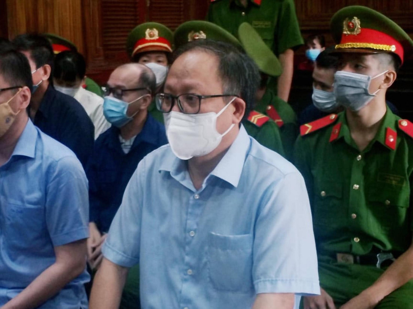 Ông Tất Thành Cang tại phiên tòa sơ thẩm. Ảnh: Tân Châu