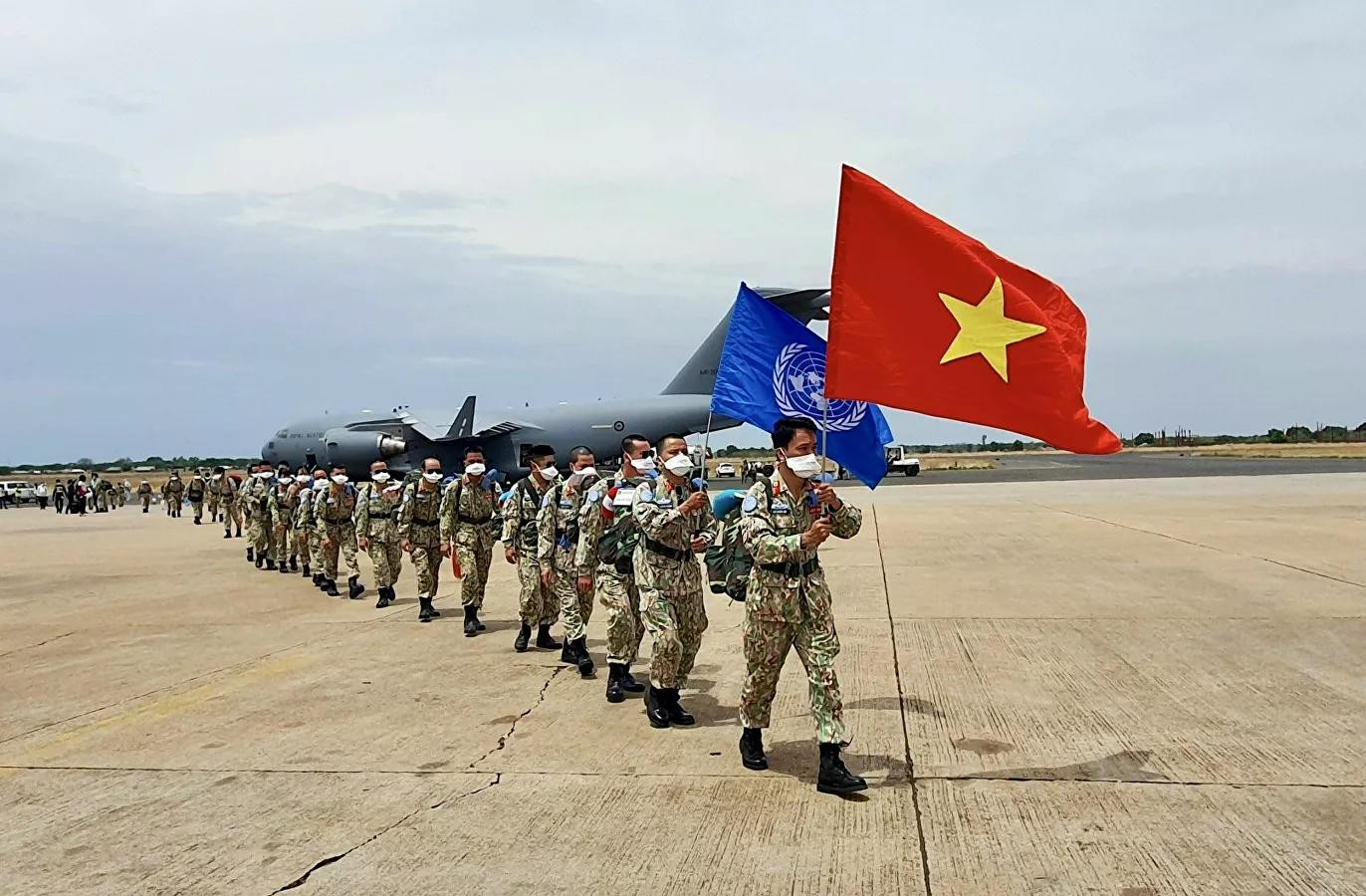 Việt Nam đã tăng cường cử lực lượng làm nhiệm vụ tại các Phái bộ Gìn giữ hòa bình LHQ. Ảnh: Cục Gìn giữ Hòa bình Việt Nam Việt Nam đã tăng cường cử lực lượng làm nhiệm vụ tại các Phái bộ Gìn giữ hòa bình LHQ. Ảnh: Cục Gìn giữ Hòa bình Việt Nam