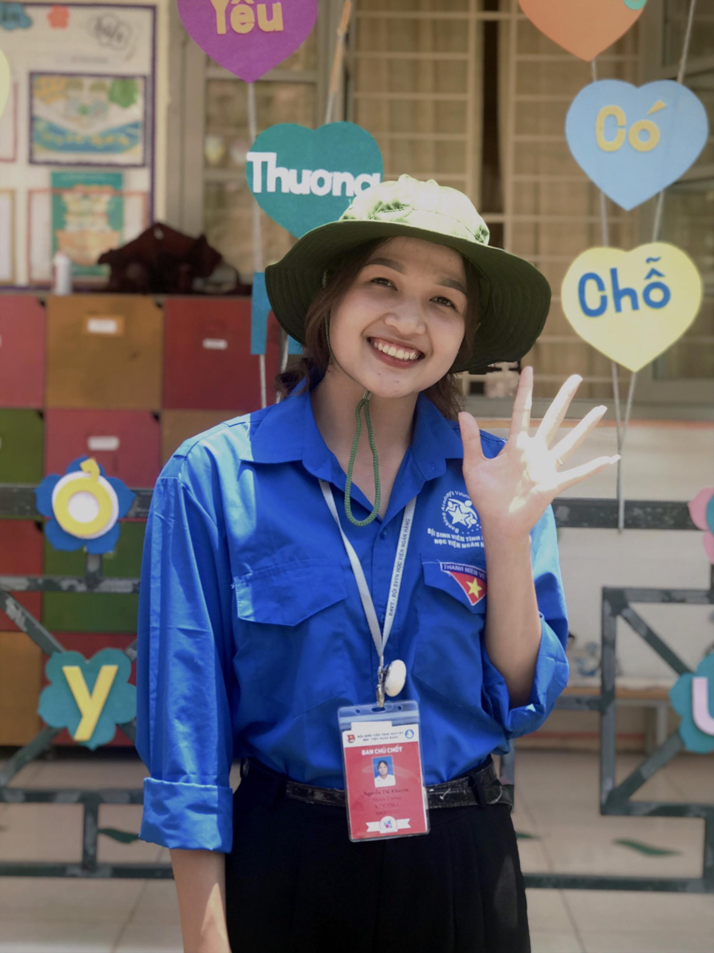 Bạn Nguyễn Bích Ngọc, sinh viên năm 2 khoa Kinh doanh quốc tế, Học viện Ngân hàng