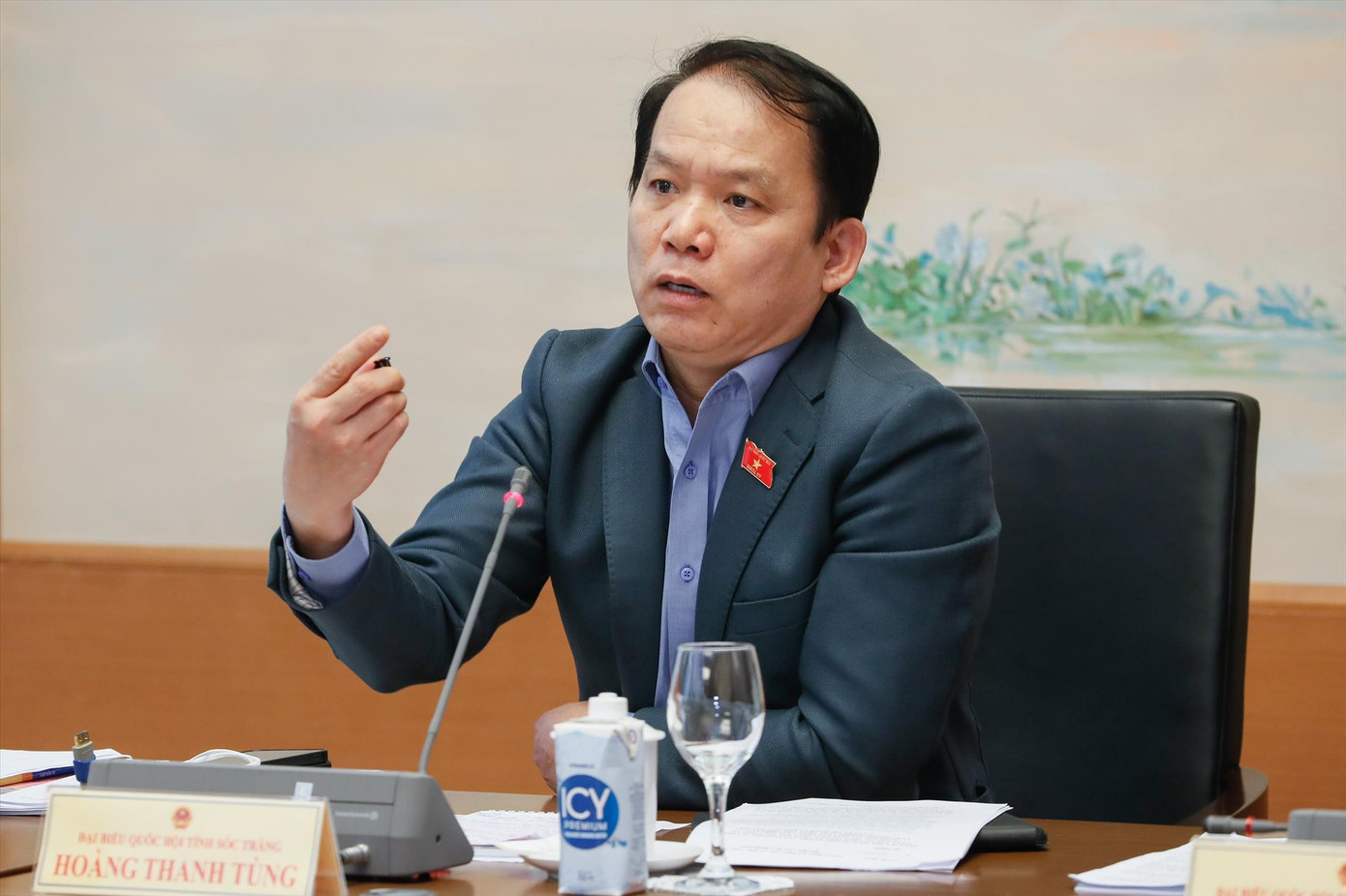 Chủ nhiệm Ủy ban Pháp luật Hoàng Thanh Tùng. Ảnh: Như Ý Chủ nhiệm Ủy ban Pháp luật Hoàng Thanh Tùng. Ảnh: Như Ý