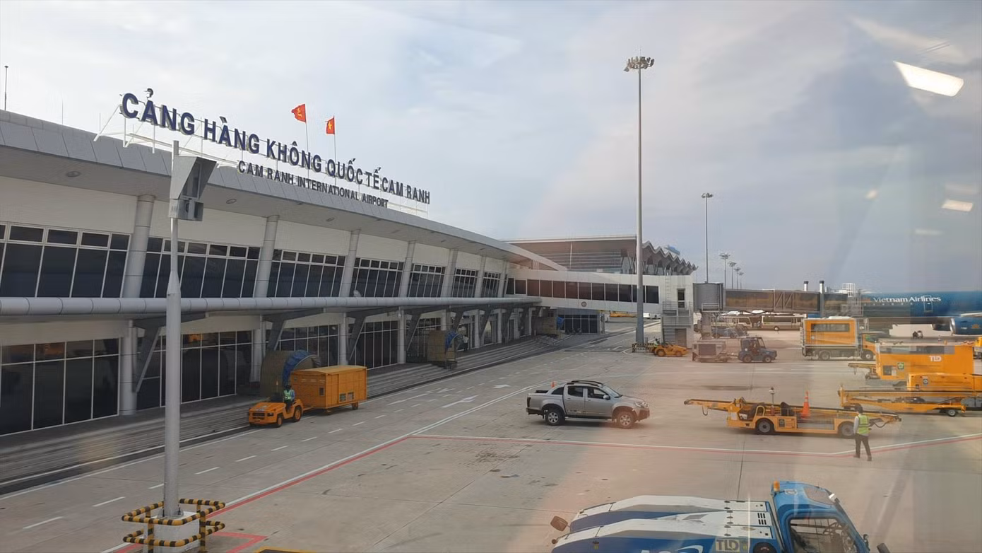Cảng hàng không Quốc tế Cam Ranh. Ảnh: Lữ Hồ