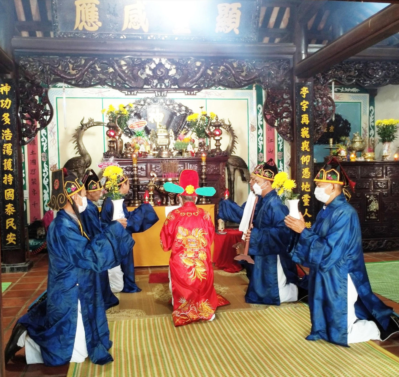 Lễ tế xuân diễn ra tại đình Lễ tế xuân diễn ra tại đình