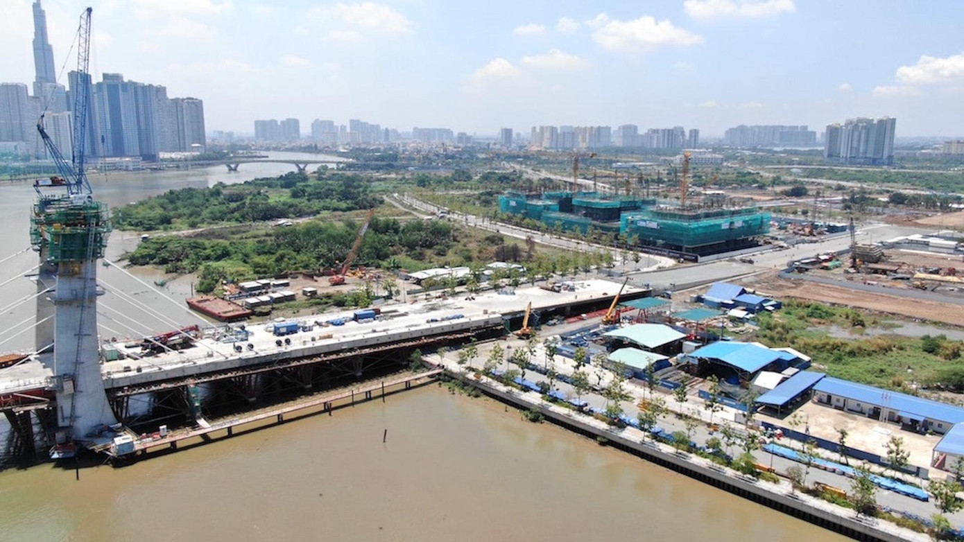 Một góc bán đảo Thủ Thiêm (TPHCM) Một góc bán đảo Thủ Thiêm (TPHCM)