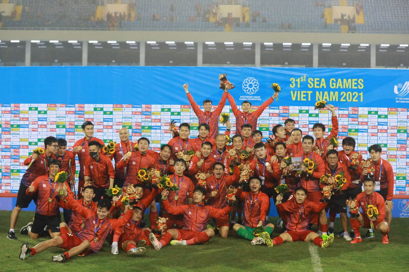 Sau SEA Games 31, các cầu thủ U23 Việt Nam lại bắt tay vào chiến dịch VCK U23 châu Á cùng tân HLV Gong Oh-kyun. Ảnh: Như Ý