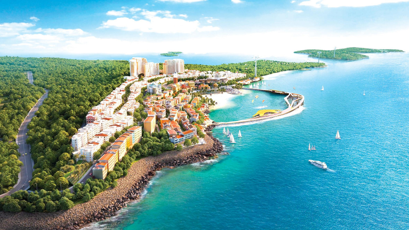 Phối cảnh minh họa Cầu Hôn tại Tổ hợp thị trấn Địa Trung Hải phía Tây Nam đảo Ngọc Phú Quốc Phối cảnh minh họa Cầu Hôn tại Tổ hợp thị trấn Địa Trung Hải phía Tây Nam đảo Ngọc Phú Quốc