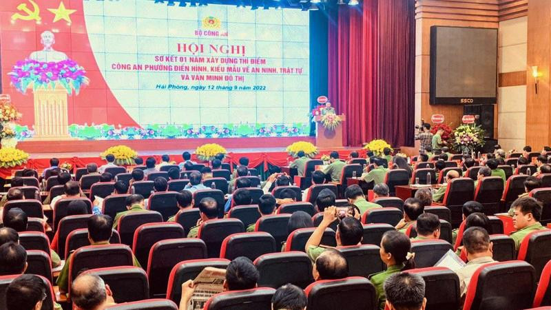 Bộ Công an sơ kết một năm thí điểm "Công an phường điển hình kiểu mẫu về ANTT và văn minh đô thị".