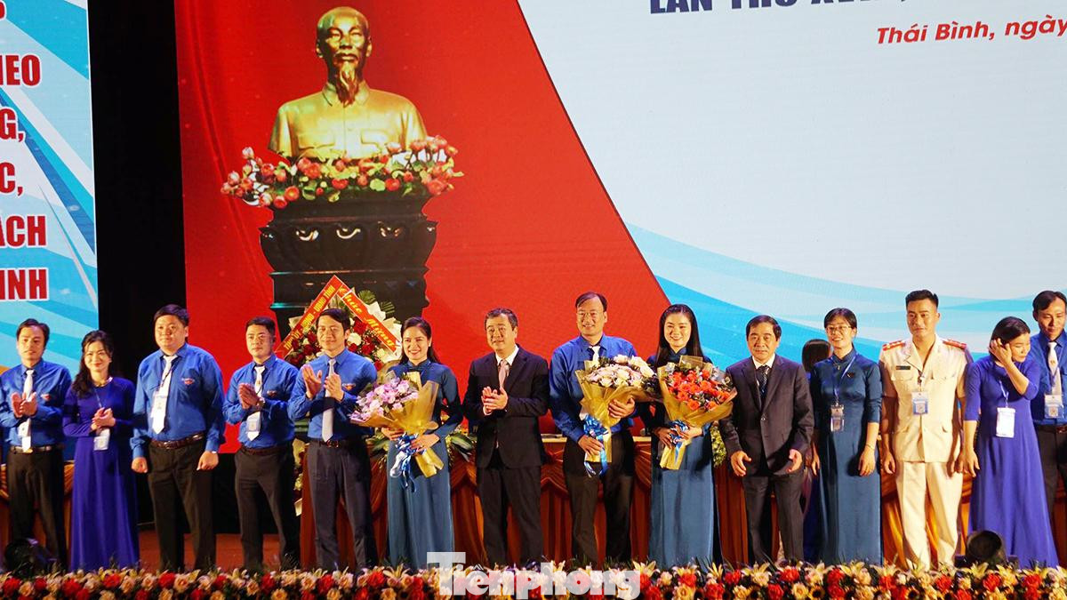 BCH tỉnh Đoàn Thái Bình khóa XVIII nhiệm kỳ 2022-2027 ra mắt Đại hội.