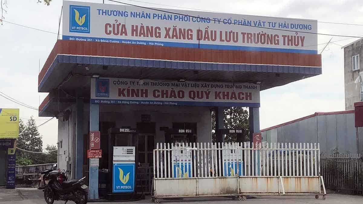 Một cửa hàng xăng dầu tại xã Đặng Cương (huyện An Dương) đóng cửa. Một cửa hàng xăng dầu tại xã Đặng Cương (huyện An Dương) đóng cửa.