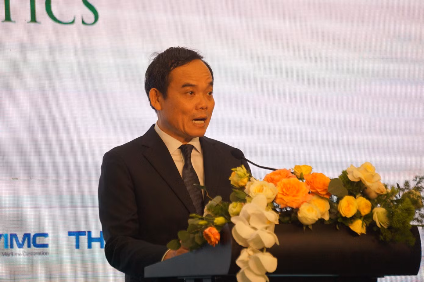 Ông Trần Lưu Quang - Bí thư Thành ủy Hải Phòng - nêu 5 giải pháp phát triển logistics địa phương.