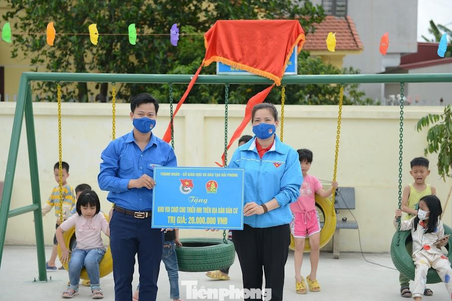 Hưởng ứng ngày "Chủ nhật xanh" do Trung ương Đoàn phát động, Thành đoàn Hải Phòng cũng tổ chức khánh thành khu vui chơi cho thiếu nhi tại phường Hợp Đức (Q. Đồ Sơn). Hưởng ứng ngày "Chủ nhật xanh" do Trung ương Đoàn phát động, Thành đoàn Hải Phòng cũng tổ chức khánh thành khu vui chơi cho thiếu nhi tại phường Hợp Đức (Q. Đồ Sơn).