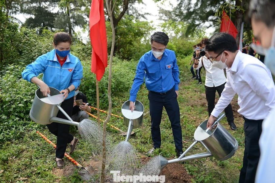 Ngay sau khi phát động ngày "Chủ nhật xanh", các đại biểu cùng các đoàn viên thanh niên tham gia trồng 450 cây xanh bãi biển khu 295 và Trung đoàn 50. Ngay sau khi phát động ngày "Chủ nhật xanh", các đại biểu cùng các đoàn viên thanh niên tham gia trồng 450 cây xanh bãi biển khu 295 và Trung đoàn 50.