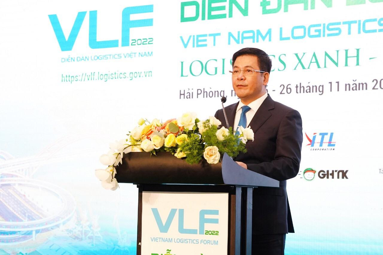 Ông Nguyễn Hồng Diên - Bộ trưởng Công thương - phát biểu khai mạc diễn đàn Logistics Việt Nam 2022. Ông Nguyễn Hồng Diên - Bộ trưởng Công thương - phát biểu khai mạc diễn đàn Logistics Việt Nam 2022.