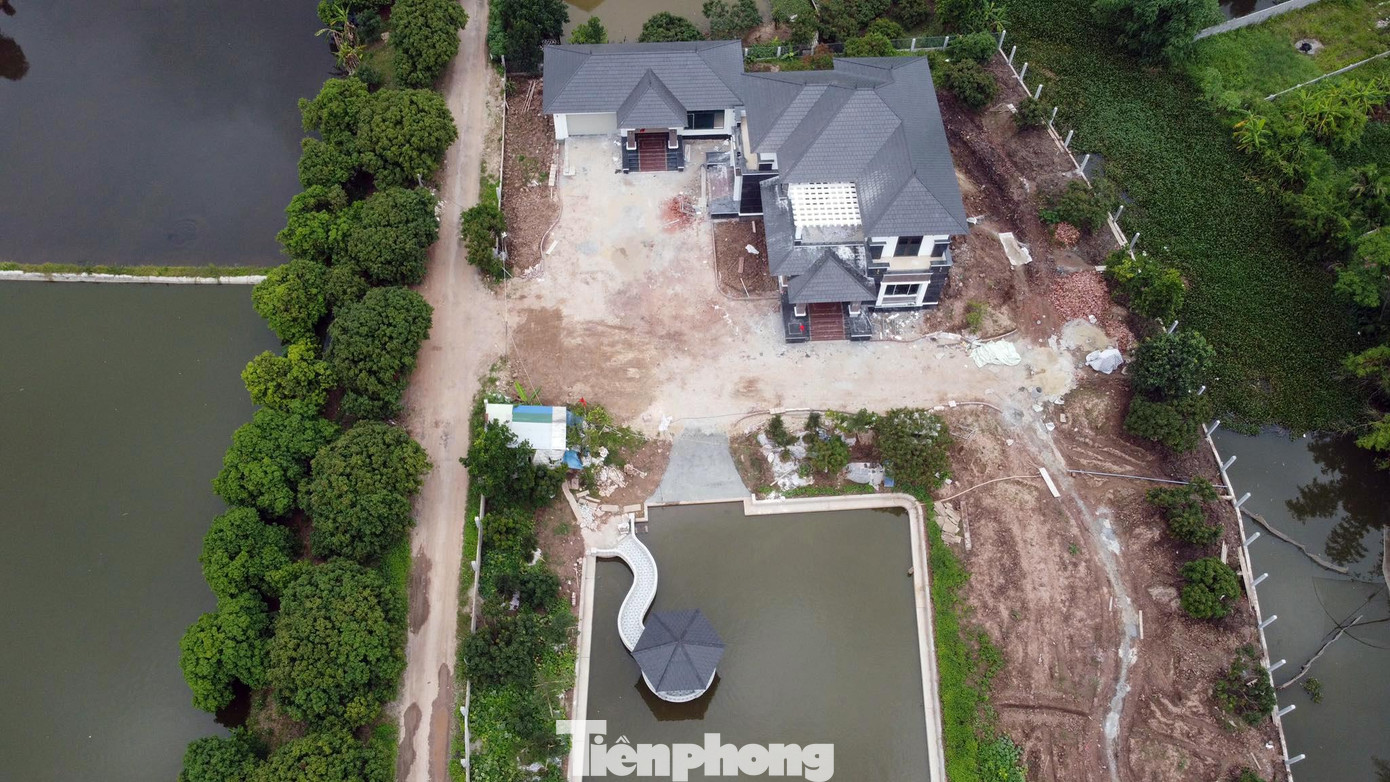 Tòa lâu đài này của một đại gia, chủ doanh nghiệp trên địa bàn huyện Tiên Lãng, ước tính giá trị khoảng nửa triệu đô la.