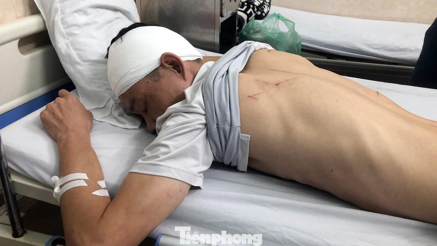 Anh Nguyễn Văn Hiệu đang được điều trị tại Bệnh viện Hữu nghị Việt - Tiệp Hải Phòng.