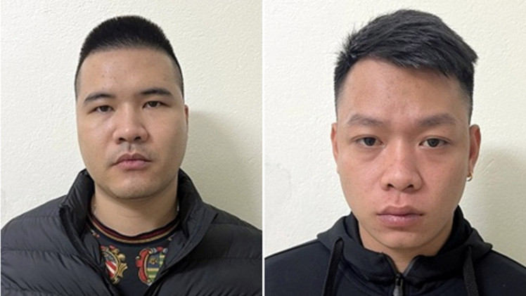 Hai đối tượng cho vay lãi "cắt cổ" tại cơ quan công an.