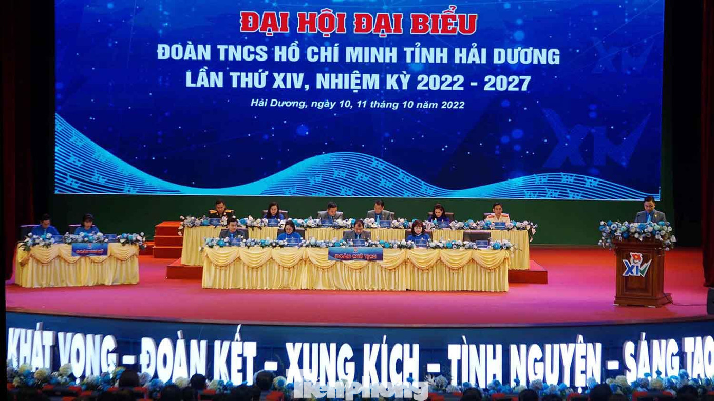 Đại hội Đoàn TNCS Hồ Chí Minh tỉnh Hải Dương khóa XIV, nhiệm kỳ 2022-2027, khai mạc sáng 10/10.