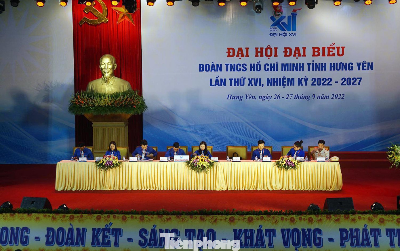 Đại hội đại biểu Đoàn TNCS Hồ Chí Minh tỉnh Hưng Yên khóa XVI, nhiệm kỳ 2022-2027 khai mạc sáng 26/9.