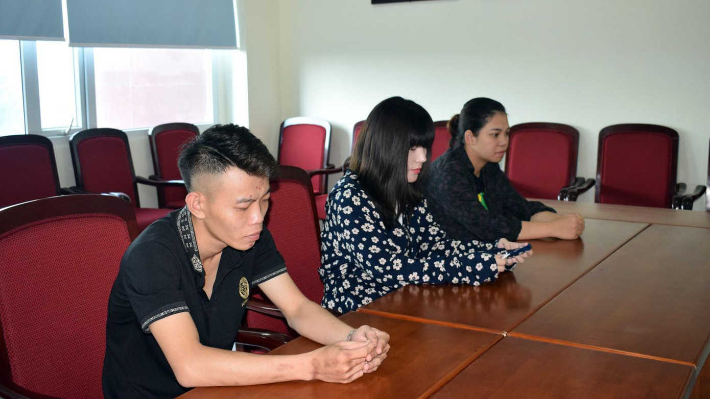 Các bị can tại cơ quan điều tra.