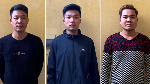 Các bị can trong vụ án.