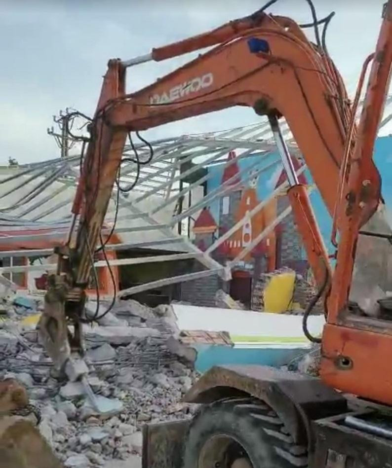 4 công trình trong Khu du lịch BigSun xây trái phép trên đất nông nghiệp đã cơ bản được tháo dỡ.