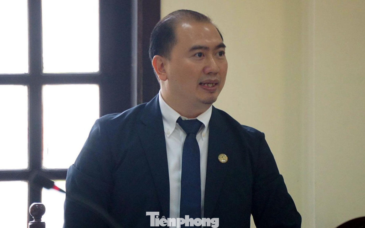 Luật sư Trương Anh Tú tại phiên phúc thẩm.