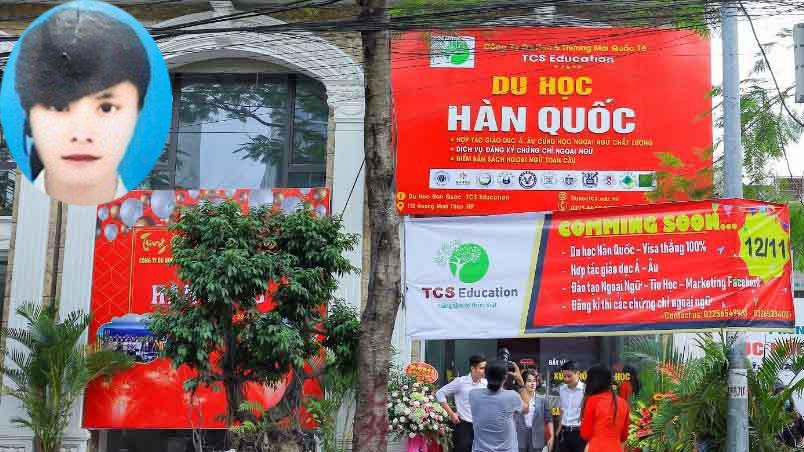 Bị can Đào Thị Trang (ảnh nhỏ) và trụ sở Công ty do bị can này làm giám đốc. Bị can Đào Thị Trang (ảnh nhỏ) và trụ sở Công ty do bị can này làm giám đốc.