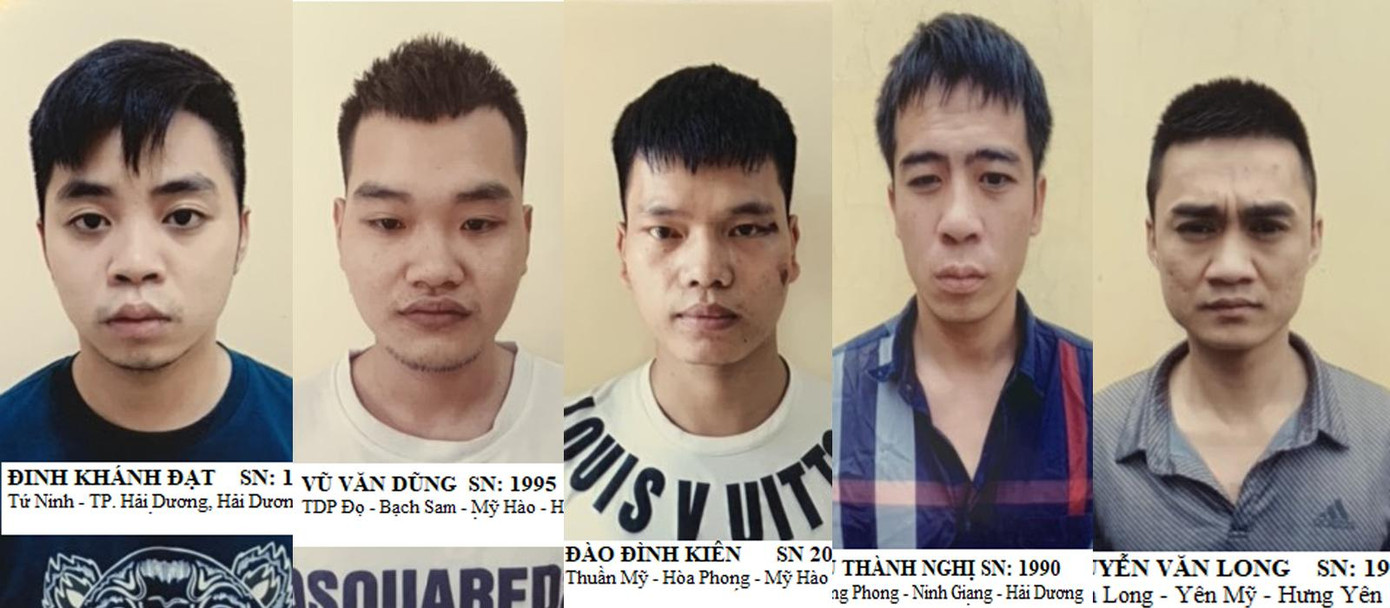 5 can phạm đục tường trốn khỏi nhà giam giữ thuộc Công an thị xã Mỹ Hào (Hưng Yên).