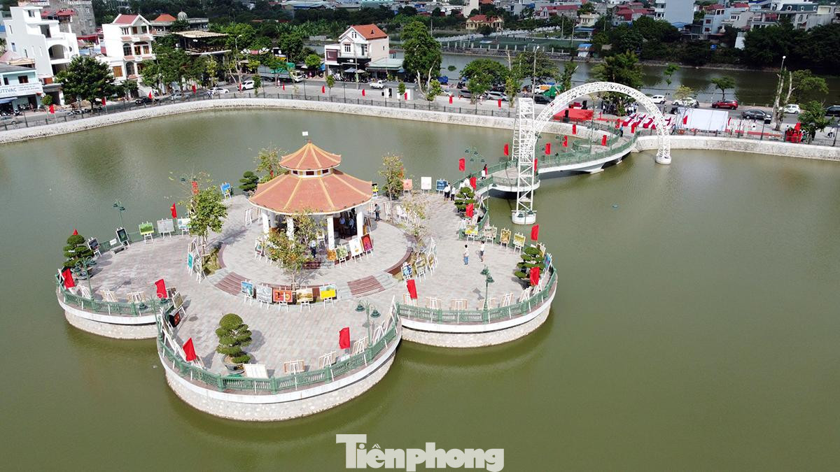 Công viên An Dương, thị trấn An Dương (huyện An Dương) vừa được nâng cấp cải tạo.