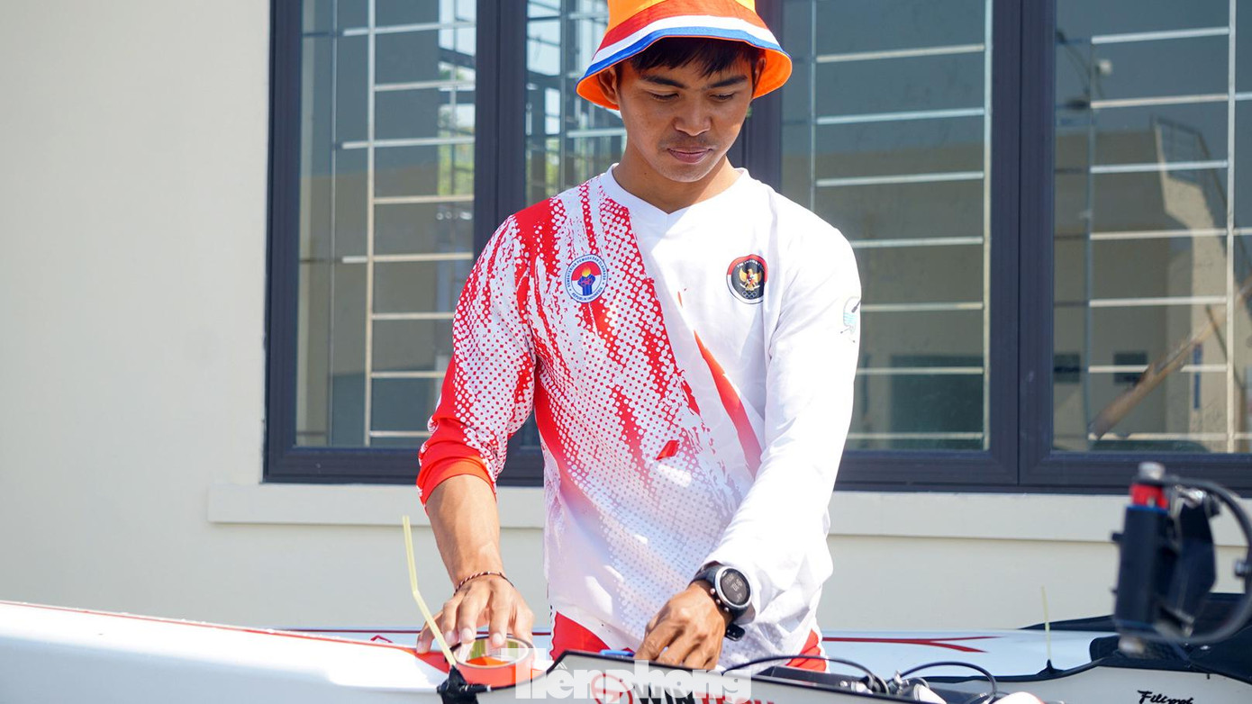 Là một trong những hạt giống vàng của tuyển Indonesia, VĐV Rio Riski Darmawan chia sẻ, cả đoàn có bữa tối rất ngon tại Hải Phòng vì tương đối giống với các đồ ăn tại quê nhà. Do đó, cả đoàn yên tâm nghỉ ngơi lấy sức.