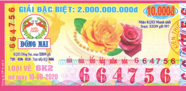 Hoa hồng mà đại lý xổ số nhận được.