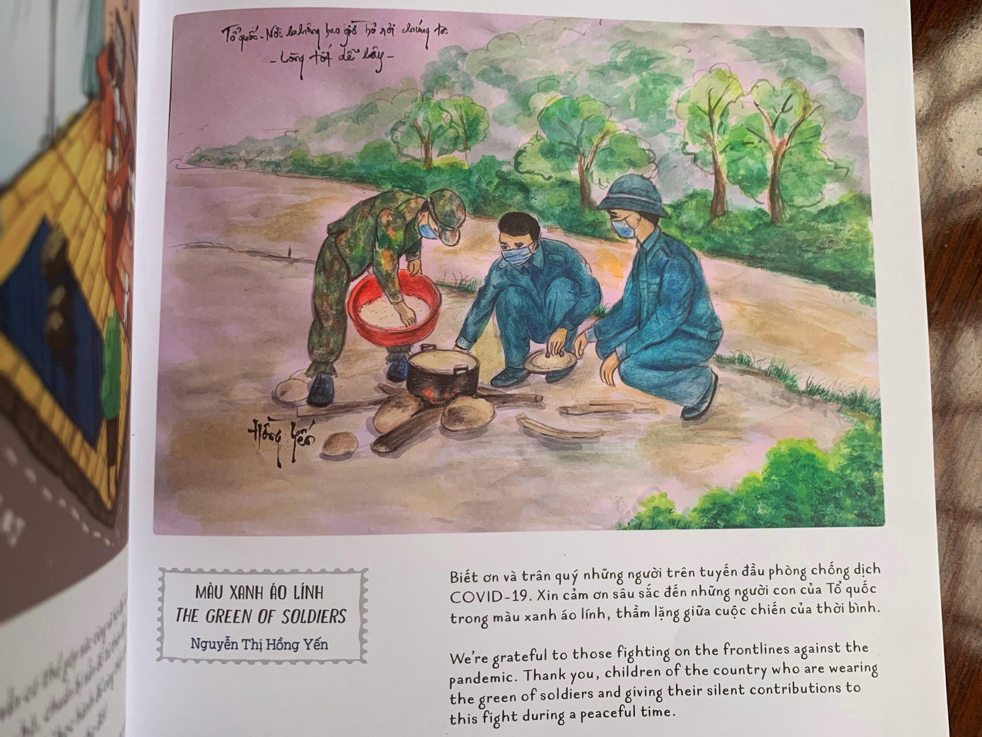 Đó là lời cảm ơn, sự tri ân đến những người đang ở nơi tuyến đầu của cuộc chiến chống dịch COVID-19. Họ cũng có gia đình, có người thân nhưng họ đang hy sinh, chịu vất vả, đối mặt với nguy cơ lây nhiễm để bảo vệ cho mọi người.