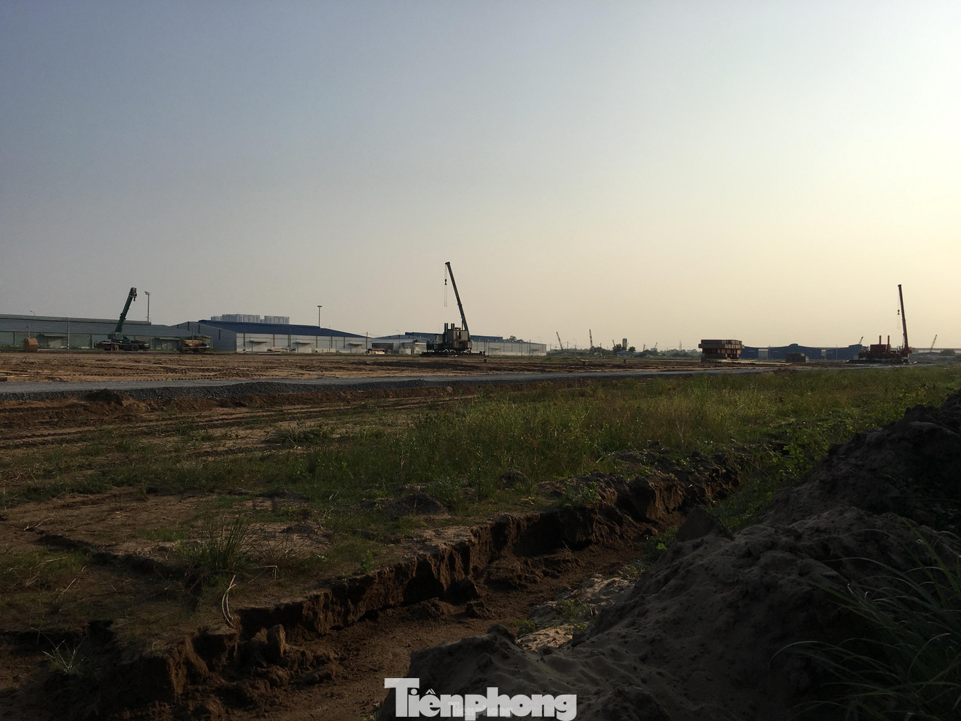 Bên trong dự án Khu đô thị Cảng Phú Định của Công ty CP cảng Phú Định ở phường 16, quận 8, TPHCM.