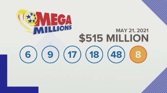 Giải độc đắc Mega Millions quay tối 21-5 trị giá tới 515 triệu USD. Giải độc đắc Mega Millions quay tối 21-5 trị giá tới 515 triệu USD.