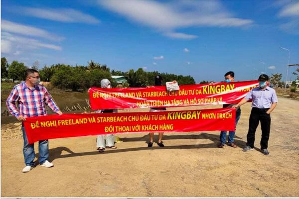 Dự án King Bay liên tục bị khách hàng khiếu kiện.