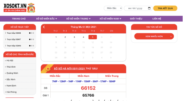 Truy cập một số website về xổ số để biết thông tin.