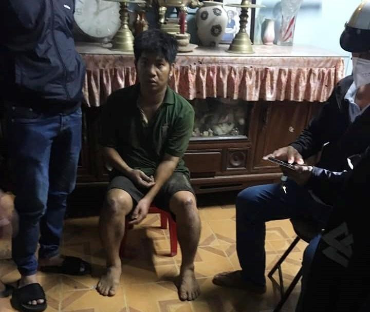 Trần Thanh Hải lúc bị bắt.