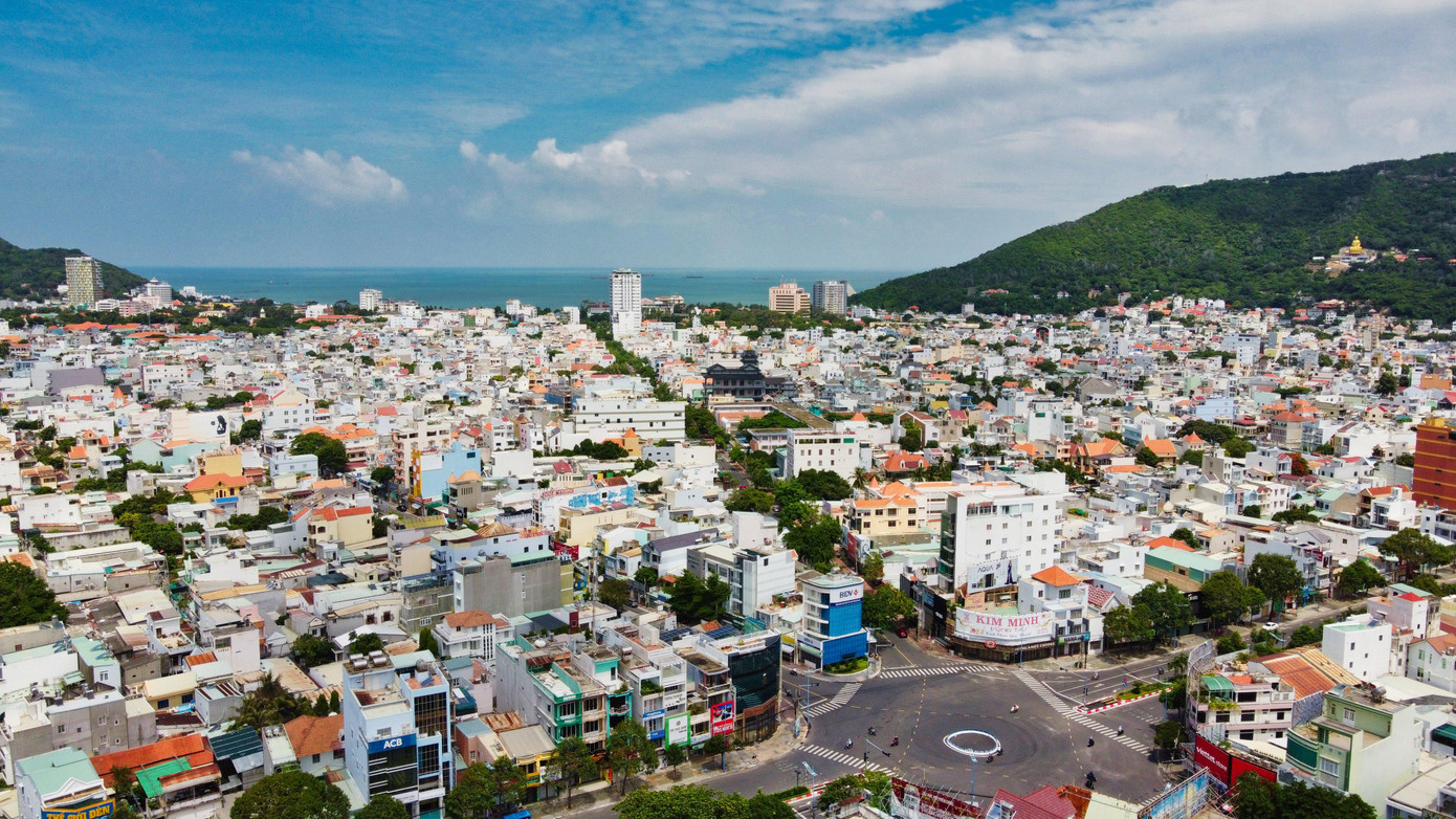 TP.Vũng Tàu yên bình trong những ngày giãn cách. Ảnh: Nguyễn Nam.