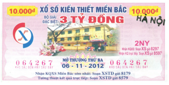 Giải thưởng đặc biệt trong xổ số miền Bắc. Giải thưởng đặc biệt trong xổ số miền Bắc.