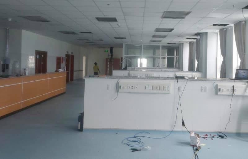 Khu điều trị tích cực của Bệnh viện Vũng Tàu đang được khẩn trương hoàn thiện. Khu điều trị tích cực của Bệnh viện Vũng Tàu đang được khẩn trương hoàn thiện.