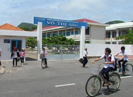 Bà Rịa - Vũng Tàu đã quyết định tổ chức 1 điểm thi tại huyện Côn Đảo đặt tại trường THPT Võ Thị Sáu.