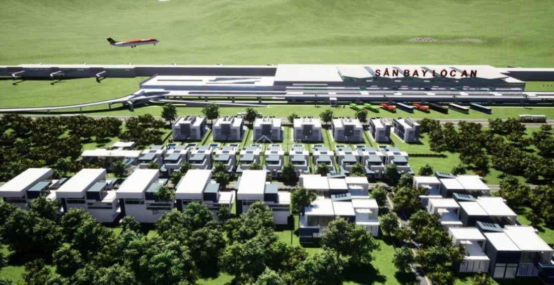 Phối cảnh của khu đất được quảng cáo là Hồ Tràm Airport Garden. Phối cảnh của khu đất được quảng cáo là Hồ Tràm Airport Garden.