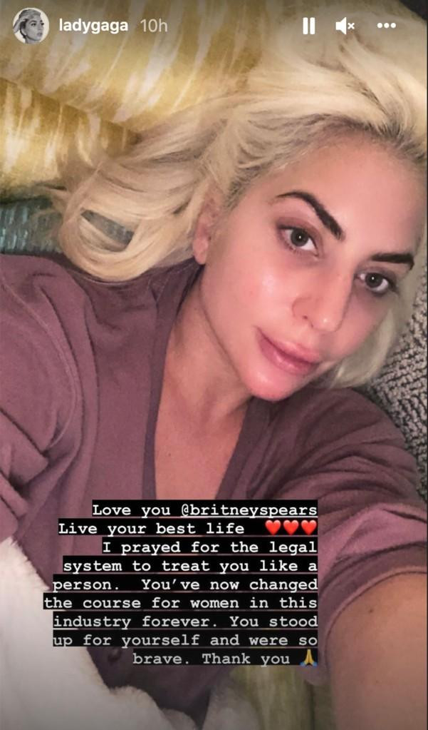 Lady Gaga hồi đáp ngay sau đó.