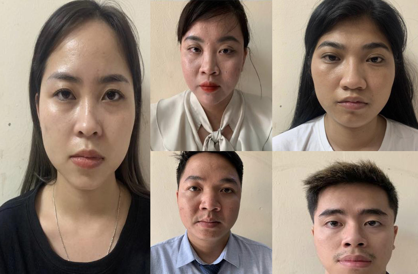 Nhóm đối tượng bị khởi tố. Nhóm đối tượng bị khởi tố.