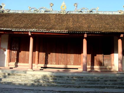 Đền thờ cụ Lý Huy Chân ở làng Mỹ Cụ