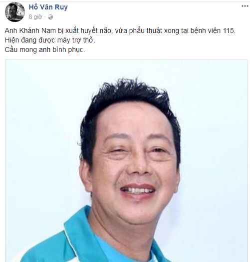 Giới nghệ sĩ đồng loạt cầu nguyện cho danh hài Khánh Nam ảnh 5