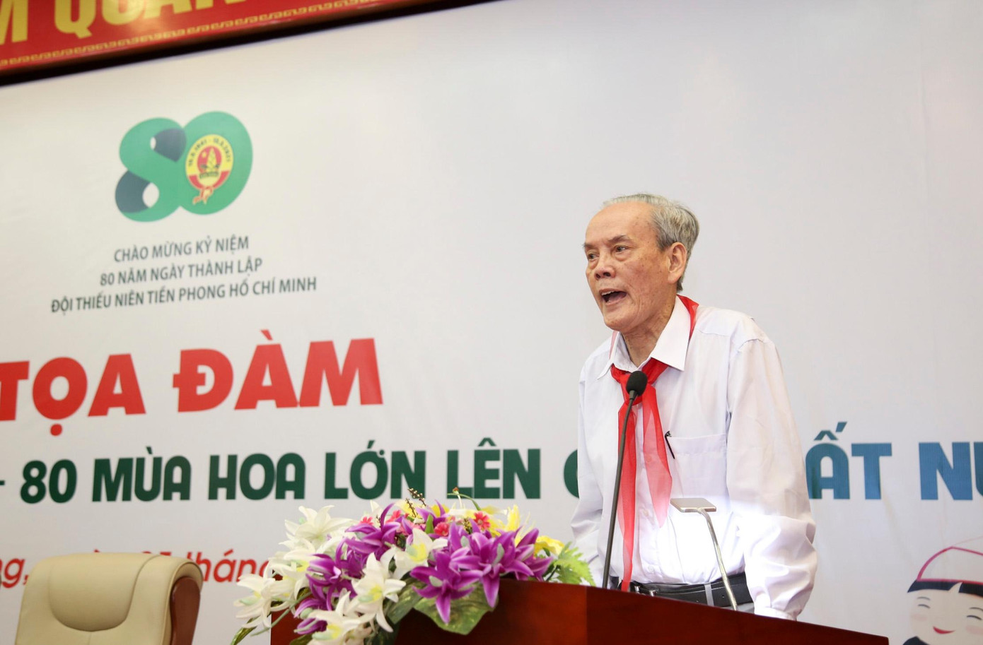 Ông Hoàng Giai chia sẻ về 5 điều Bác Hồ dạy thiếu niên, nhi đồng.