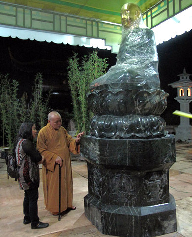 Bức tượng sẽ được chuyển ra Hà Nội để chào mừng Đại hội Phật giáo Việt Nam từ ngày 22 đến 24/11