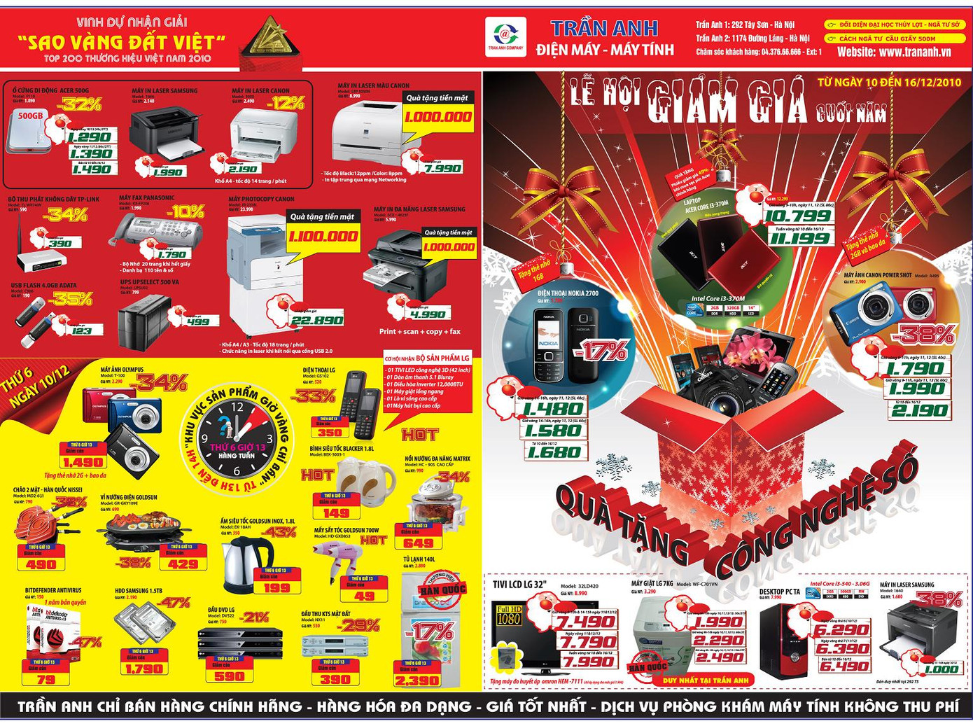 Lễ hội giảm giá cuối năm. Ảnh: Trần Anh Lễ hội giảm giá cuối năm