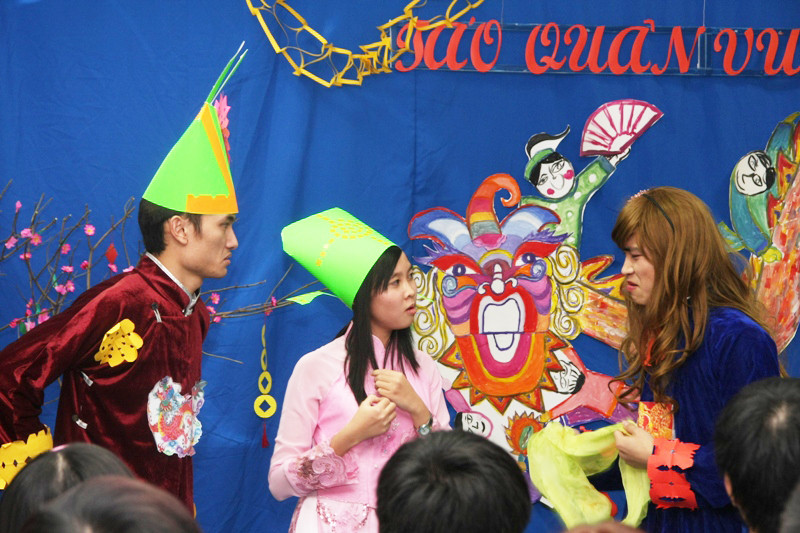 Tiết mục táo quân của du học sinh tại Nga