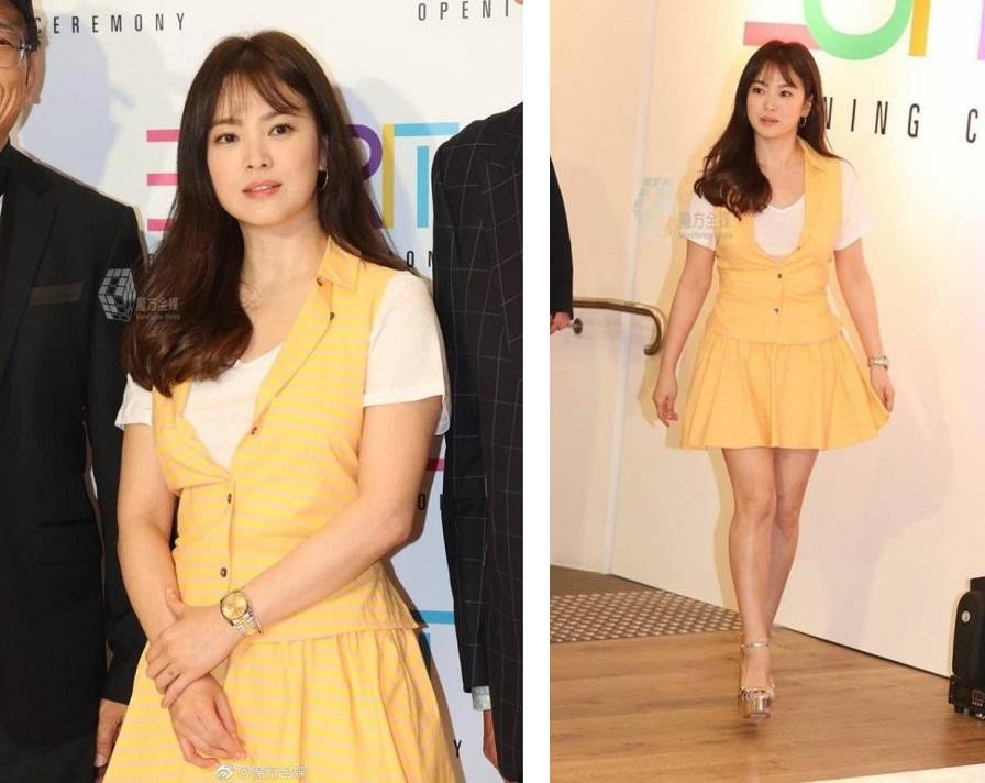 Song Hye Kyo từng sở hữu thân hình mũm mĩm.